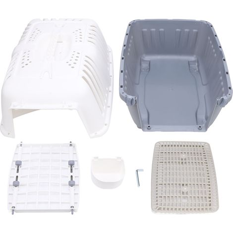 Cage de transport pour animaux de compagnie, confortable et respirante, Portable, pour chien, chat, chien, lapin, 18,5 X 12,2, 12,6 pouces (1/5)