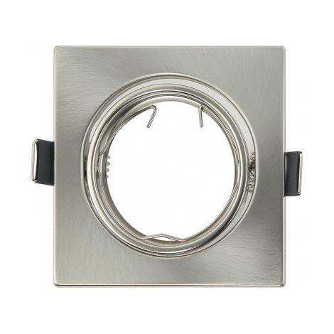 FAB 14428OC03  Orientare incassato. Magura 1xgu10 quadrato. Nichel 2,5x8,2x8,2 Cm Taglio 7 Portalampada Incluso
