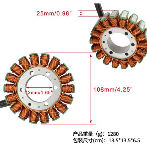 Coil stator Polaris Ranger RZR 4 RZR Sportsman 700 800c 06-17 (1/4)