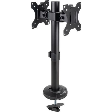 Oberfläche Unterstützung mit zwei Bildschirmen - TooQ Technology - DB1132TN - Maximal 32 Zoll - 8 kg pro Bildschirm - Schwarz