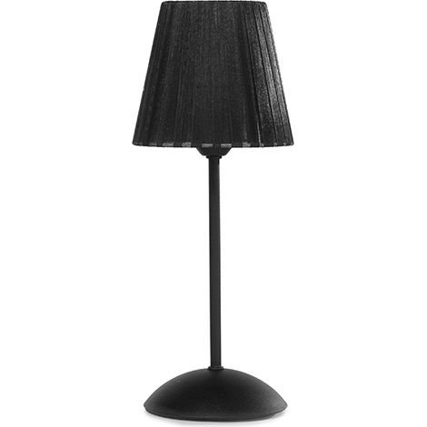 lampada da tavolo "loris" nero, e14 (1/2)