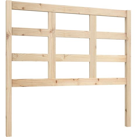 Bett-Kopfteil 105,5x4x100 cm Massivholz Kiefer vidaXL (1/5)