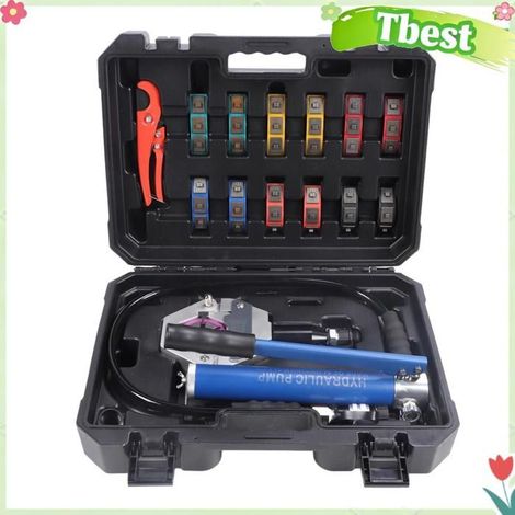 Tbest pince à sertir pour tuyau AC Pince à Sertir Hydraulique pour Tuyaux AC, Kit Manuel de Sertissage de Tuyaux bricolage module (1/5)