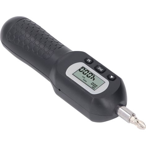 Tournevis à torsion numérique, entraînement 1/4 po, couple réglable de 0,2 à 2 Nm, écran LCD rétroéclairé, tournevis à torsion préréglé avec 10 embouts (1/5)