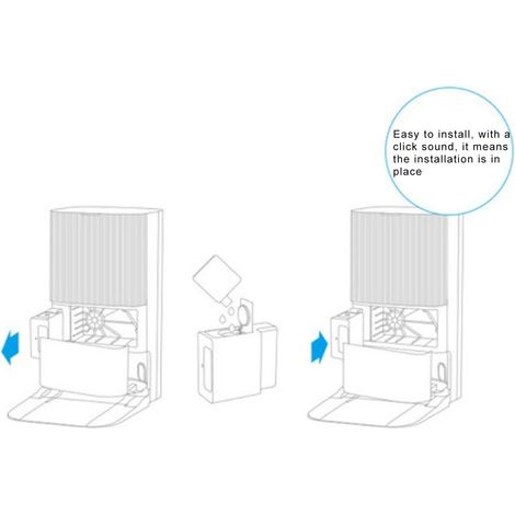 Ortviai Module d’ajout automatique de liquide pour aspirateur Dreame X30/S10pu – 450 ml, ABS robuste (1/4)