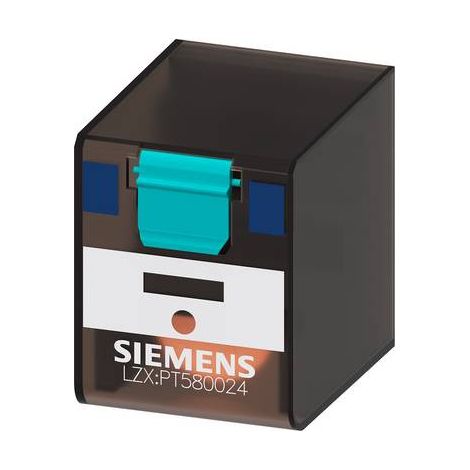 relé Siemens lzx:pt580024 4 contactos inversores 24V DC