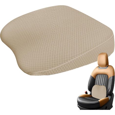 Siège rehausseur pour adulte pour conduite – Coussin rehausseur de voiture de 8,1 cm d'épaisseur – Soutien de la taille – Coussin ergonomique en mousse à mémoire de forme pour améliorer l'angle de vue (1/5)