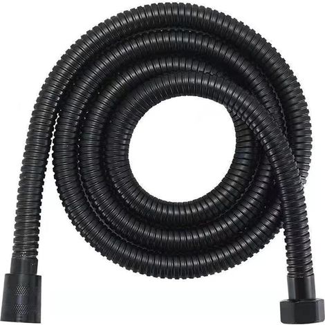 Tuyau de douche universel extra long de 2 m, anti-torsion, en acier inoxydable. (1/5)