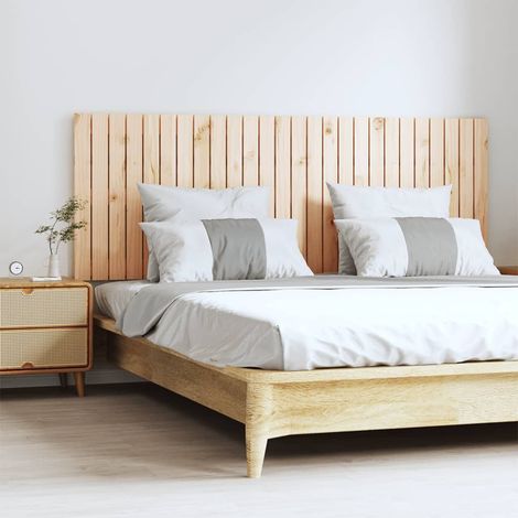 Tête de lit murale,Panneau de lit,Décoration murale 166x3x60 cm Bois massif de pin XZZ73864 (1/5)