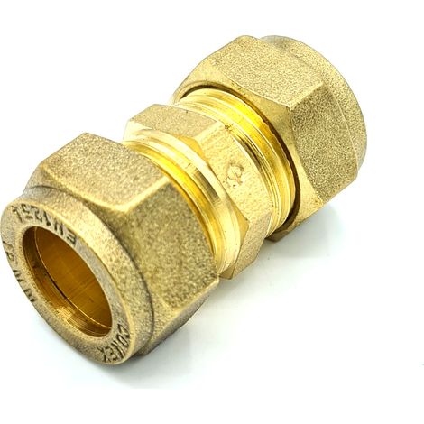Conector de tornillo recto de compresión de 15 mm (1/2)