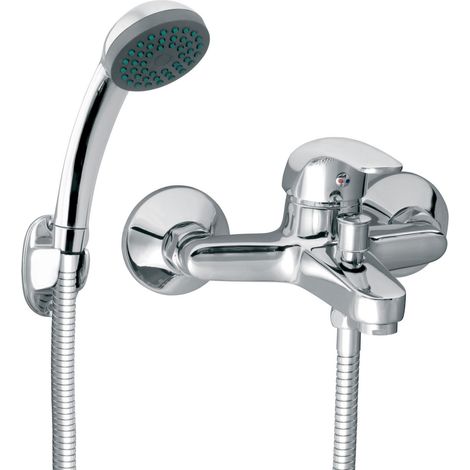 Ferro Vasto Wand-Badewannenarmatur in verchromtem Design (1/2)