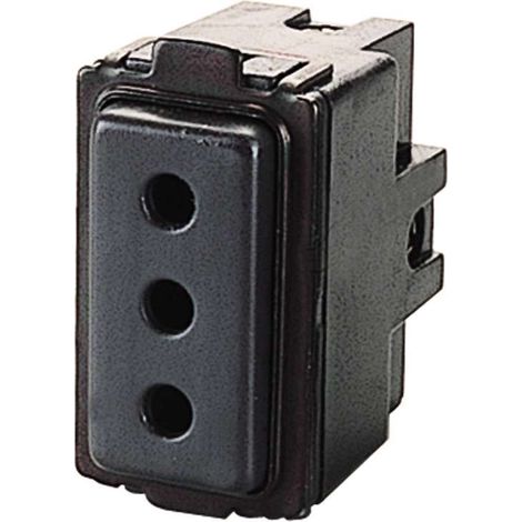 Frutto presa 10A 2P + T Antracite