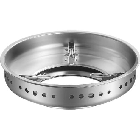 Pare-brise de poêle en acier inoxydable, coupe-vent portable pour cuisinière à gaz (1/4)
