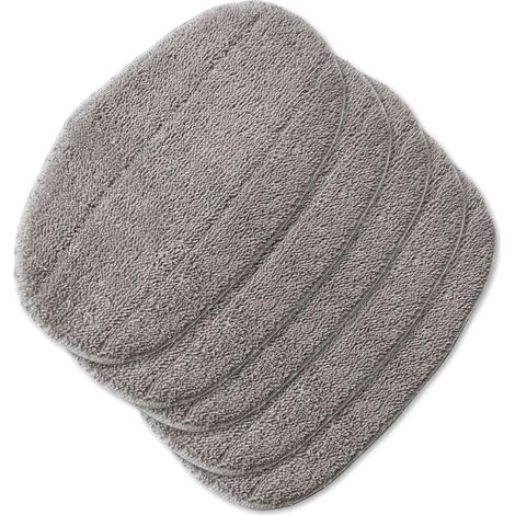 Lot de 5 lingettes de rechange Draftor pour nettoyeurs vapeur, balais vapeur et housses de lavage pour un nettoyage en profondeur des pores