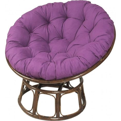 Coussin pour Fauteuil Hamac Œuf, Assise Suspendue Panier Rond, Tissu Doux, Lot de 1, Durable, Confortable, Idéal pour Balcon et Jardin, 100% Polyester, Taille Standard (1/5)