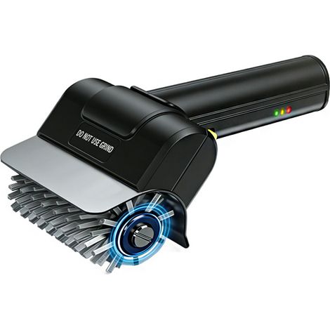 Cepillo eléctrico para barbacoa, cepillo inalámbrico para barbacoa de exterior, apto para barbacoas al aire libre, cerdas de alambre de acero reforzado. (1/5)