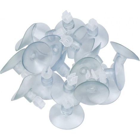 Ventouses transparentes pour Aquarium, 20 pièces, ventouses d'aquarium de 5mm avec pinces de support de Tube (1/3)