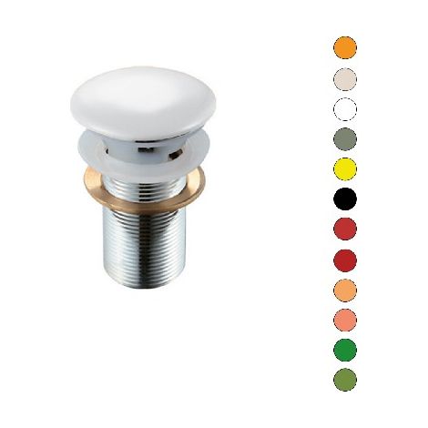 PILETTA CLICK-CLACK LAVABO "FANCY" SENZA TROPPO PIENO Arancio