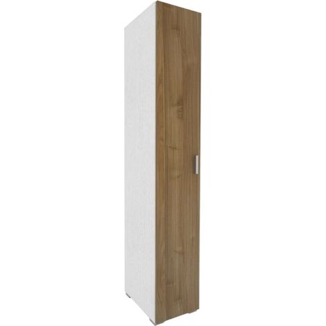 colonna multiuso 1 ante noce stelvio 33,2x45,1x194,3 cm