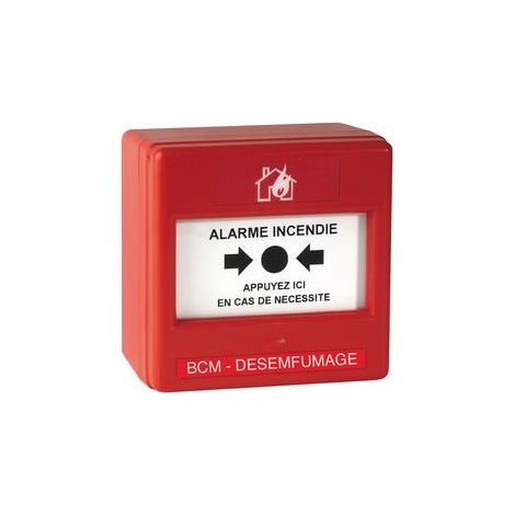 Nugelec 30342A BCM3000 - Single action NF membrane box - red color - DESENFUMAGE/COMPARTMENTATION