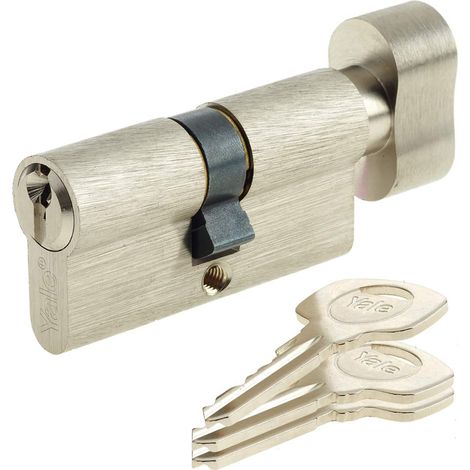 Yale - Mezzo cilindro di serratura, YC500+ 30X30BT NI (1/4)