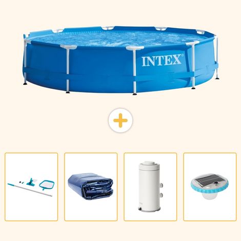 Intex Piscine Tubulaire Ronde - 366x76 cm - 5-pièces  S131 (1/5)