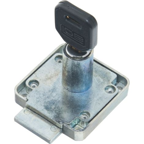 CERRADURA DE CILINDRO PARA MUEBLES NIQUELADA ZMB4 - MP ZM ZMB 4 (1/2)