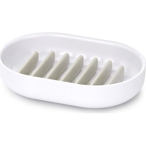 Portasapone de drenaggio rapido Joseph Joseph Duo - Design efficiente per mantenere el sapone seco e pulito, previene i residui e facilita il drenaggio el.