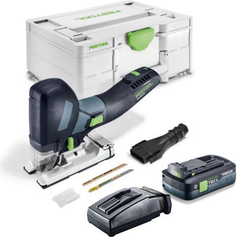 FESTOOL Akku-Pendelstichsäge PSC 500 EB-Basic + Akkupack BP 18 TBX 4 C-ASI + TCL 6 - 576959B (1/4)