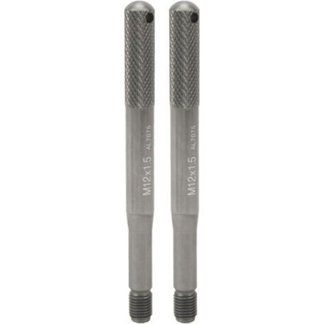 1 paire de goupilles d'alignement de roues, haute dureté, résistantes à l'usure, durables, antirouille, goupille pilote pour voiture M12x1, 5 (1/4)