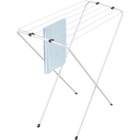 Wäscheständer klein klappbar 6 m Trockenlänge - 88 x 83 cm - Mini Wäschetrockner für wenig Platz