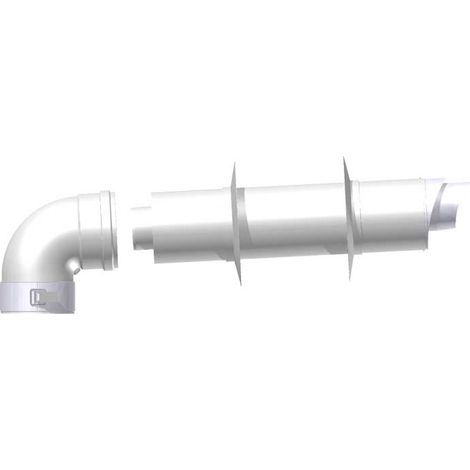 KIT COASSIALE COMPATIBILE PER CALDAIE VAILLANT Ø 60/100 Mt 1