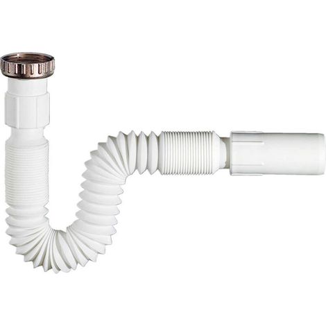 Tubo Di Scarico Per Lavelli Estensibile Con Ghiera 1"1/4X32 (1/2)