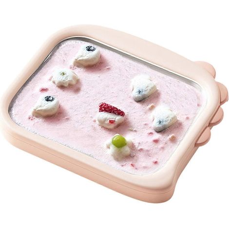 Joghurtbereiter für frittiertes Joghurt, Eismaschine für frittiertes Eis, klein, Mini, für den Hausgebrauch, selbstgemacht (1/5)