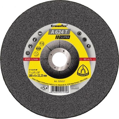 Meule à ébarber 125x6x22.23 A624T Klingspor