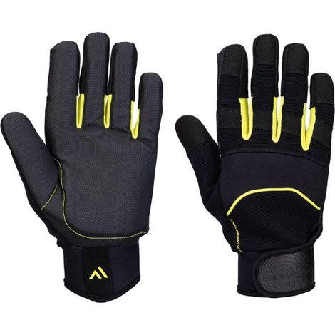 Guante Machanics anti-vibraciones Negro, Dext. 5 PORTWEST A791 XXL