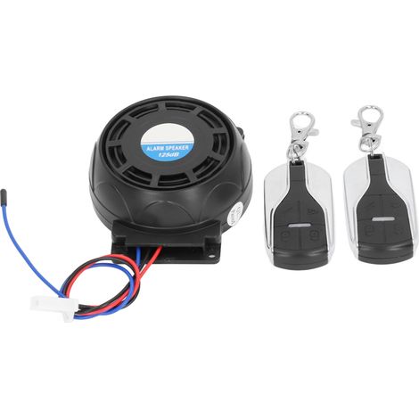 Système d'alarme antivol pour moto avec 2 télécommandes, étanche, universel, 12 V (1/5)