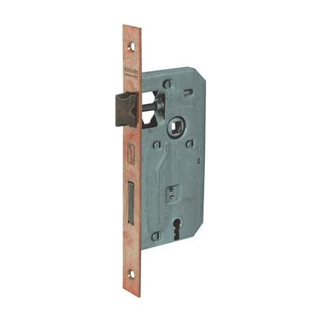 SERRATURA PATENT B.QUADRO BRONZATO 042P BONAITI  I.MM 70 F.MM 22 E.MM 45
