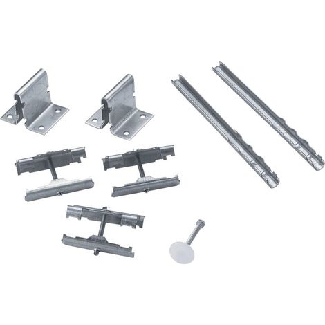 Chappee – Kit de fixation pour radiateur fonte – Support de fixation chauffage central – Largeur ajustable – Installation facile