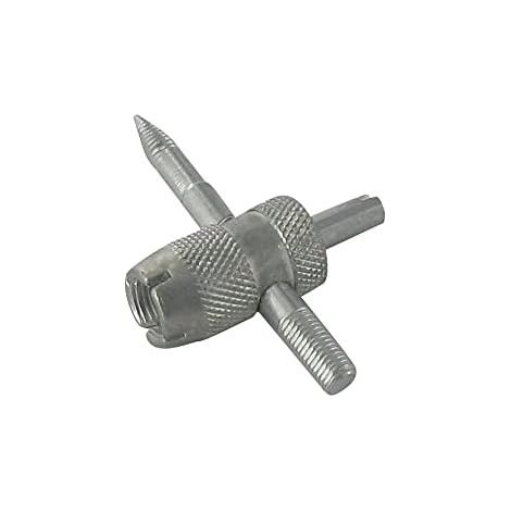 Tubeless-Ventilabzieher – 1 Stück – Robuster Stahl – Kompaktes Werkzeug für Reifenreparaturen – Motorrad und Mountainbike – 50 x 35 x 13 mm