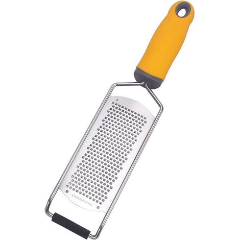 Râpe manuelle, mini-râpe, râpe de cuisine pour fromage, citron, gingembre, etc. Manche ergonomique pour râper finement les herbes. Râpe manuelle multifonctionnelle, compatible lave-vaisselle. (1/5)