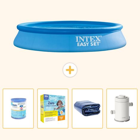 Intex Piscine Easy Set Ronde - 305x61 cm - 5-pièces  S65 (1/5)