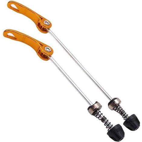 Wheel Hub Front and Rear Skewers Quick Release Clip Bolt Lever for Road Mountain Bicycle MTB (1/5)