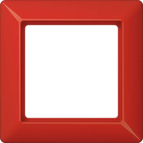 Jung Rahmen 1fach, senkrechte und waagerechte Montage, Thermoplast, AS 500, rot AS581BFRT (1/2)