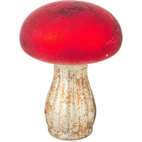 FUNGO ROSSO VETRO BIZZOTTO JAKUB D12,5X17H