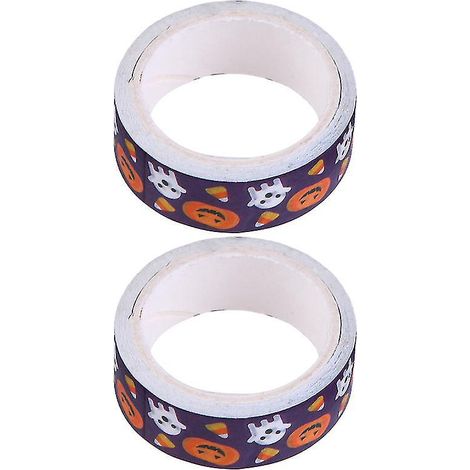 2 rouleaux de ruban adhésif en papier pour décoration d'Halloween (1/3)