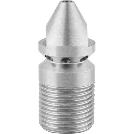 Hochdruckreinigungsdüse für Edelstahlrohre SS304, 3/8" BSP-Außengewinde (1/5)