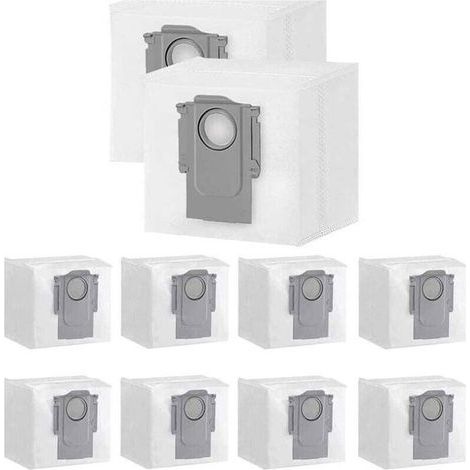 Lot of 10 disposable 3L dust bags for Xiaomi Roborock S7 Max Ultra/Q7+/Q7 Max+/Q5+ vacuum station (1/5)