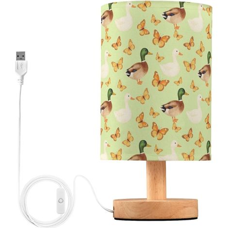 FRODOTGV Lampes de table avec LED et bouton alimenté par USB (1/5)