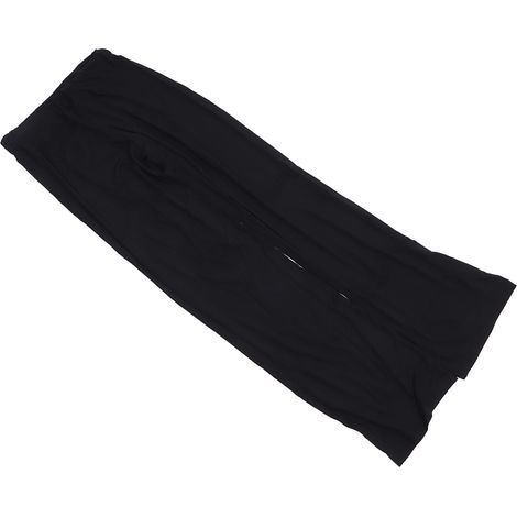 Schmal geschnittene, lange Fitnesshose für Damen, ideal für Indoor-Sportarten und Tanz, schwarz, Größe L (1/5)